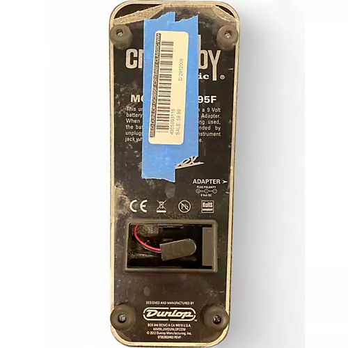 Used Dunlop GCB95F Crybaby Classic Wah With Fasel Inductor Effect Pedal