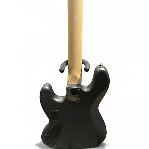 Used Squier Contemporary Jazz Bass Metallic Gray Electric Bass Guitar Metallic Gray