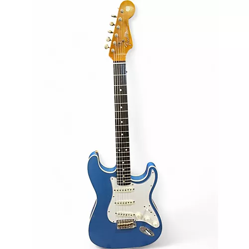 Used Fender CUSTOM SHOP DOUBLE BOUND STRATOCASTER AGED LAKE PLACID BLUE Solid Body Electric Guitar AGED LAKE PLACID BLUE