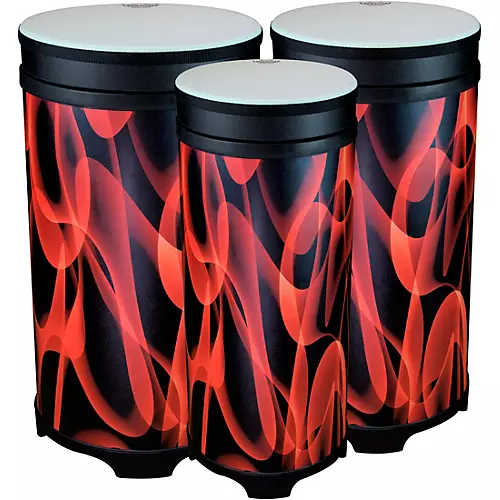 Remo Versa Tubano Drums Nested Pack with Comfort Sound Technology Green