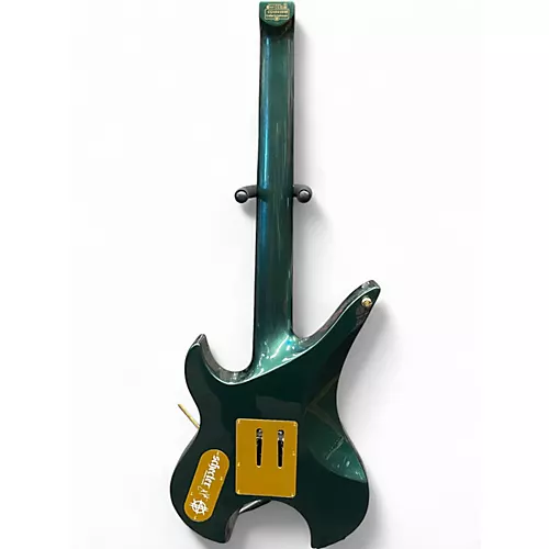 Used Schecter Guitar Research SYNYSTER GATES CUSTOM 7 HEADLESS TR OAK GREEN METALLIC Solid Body Electric Guitar OAK GREEN METALLIC
