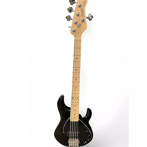 Used Sterling by Music Man Ray5 5 String Black Electric Bass Guitar Black