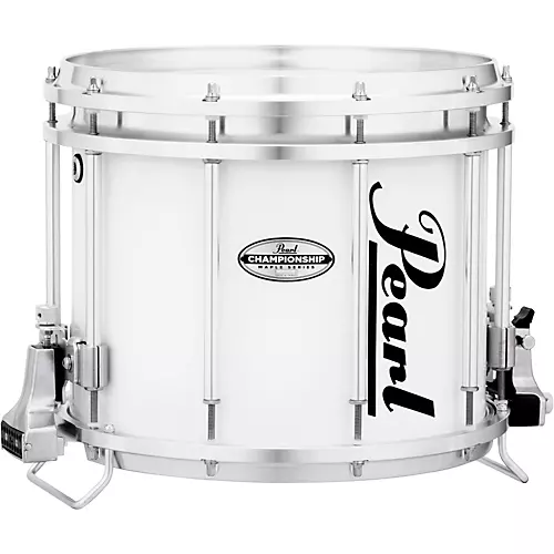 Pearl Championship Maple FFX Marching Snare Drum 14 x 12 in. Pure White