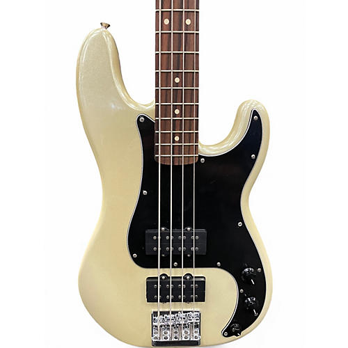 Used Fender Blacktop Precision Bass White Chrome Electric Bass Guitar White Chrome