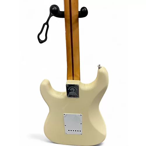 Used 2024 Fender Jimi Hendrix Stratocaster Olympic White Solid Body Electric Guitar Olympic White