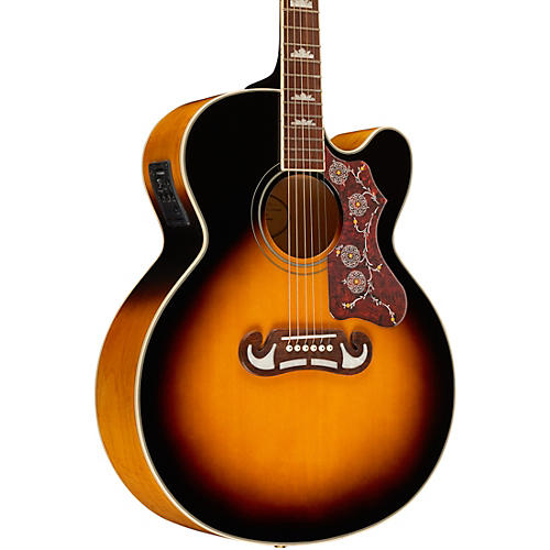 Epiphone J-200 EC Studio Acoustic-Electric Guitar Black
