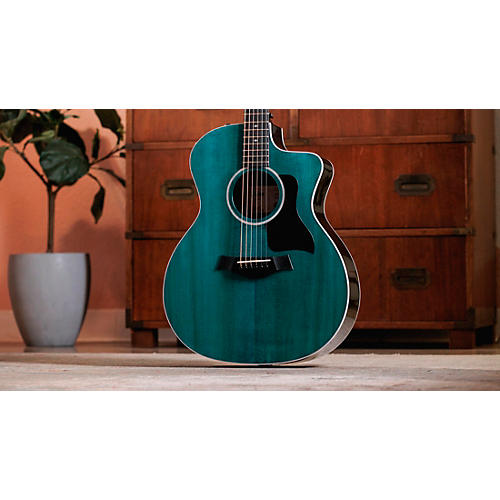Taylor 214ce Special-Edition Grand Auditorium Acoustic-Electric Guitar Trans Grey