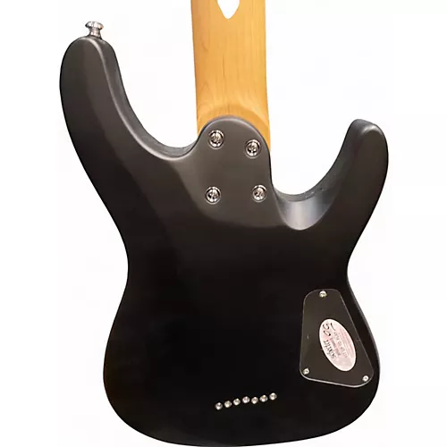 Used Schecter Guitar Research Diamond Series C7 Deluxe Flat Black Electric Guitar Flat Black