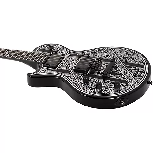Schecter Guitar Research Solo-II Przym Palladium Left Handed Electric Guitar Gloss Black