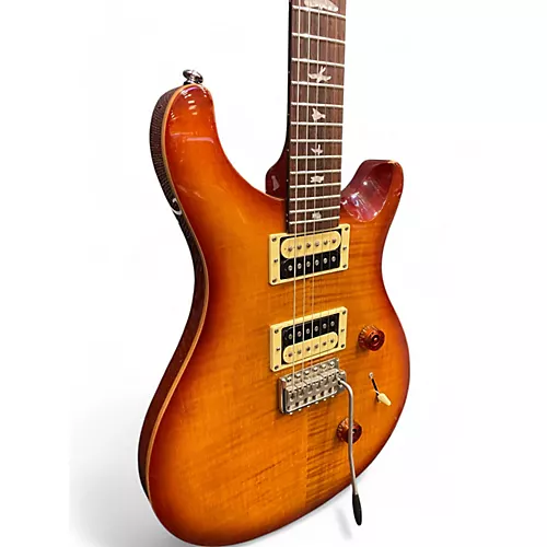 Used PRS SE Custom 24 Tobacco Sunburst Solid Body Electric Guitar Tobacco Sunburst