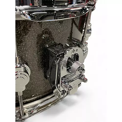 Used DW 6.5X14 Performance Series Snare Pewter Sparkle Drum Pewter Sparkle 15