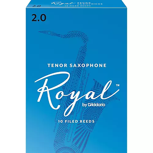 Rico Royal Tenor Saxophone Reeds, Box of 10 Strength 2