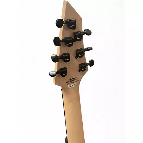 Used Jackson JS22-7 Dinky 7 String Black Solid Body Electric Guitar Black