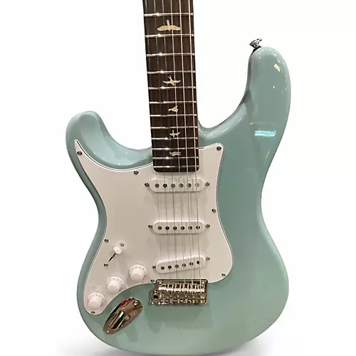 Used PRS SE Silver Sky Left Stone Blue Electric Guitar Stone Blue