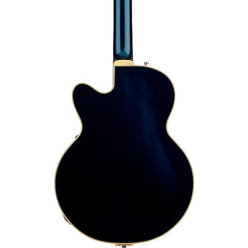 Gretsch Guitars Broadkaster Jr. LX Center Block with String-Thru Bigsby and Gold Hardware Electric Guitar Blackberry