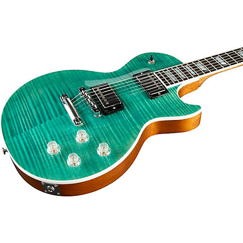 Gibson Les Paul Modern Figured Electric Guitar Seafoam Green