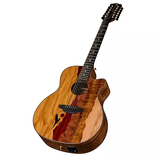 Luna Vista Eagle 12-String Acoustic-Electric Guitar Natural