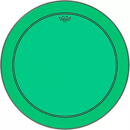 Remo Powerstroke P3 Colortone Green Bass Drum Head 26 in.
