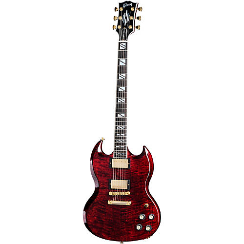 Gibson SG Supreme Electric Guitar Translucent Ebony Burst