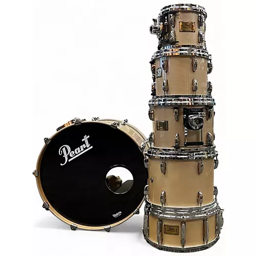 Used Pearl 8 Piece MASTERS STUDIO Maple Drum Kit Maple