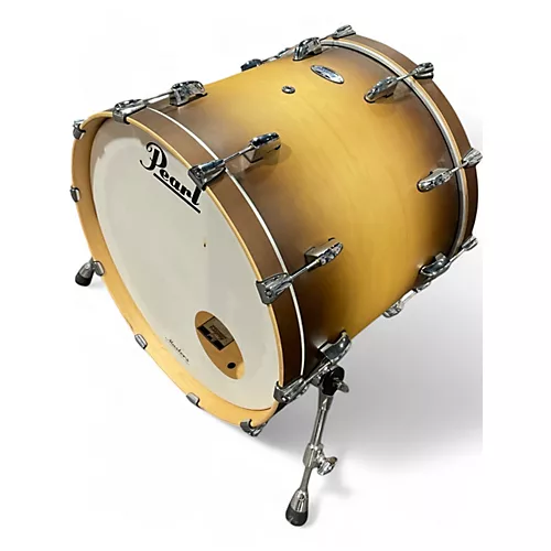 Used Pearl 2 Piece MASTERS MAPLE COMPLETE satin natural burst Acoustic Drum Pack satin natural burst