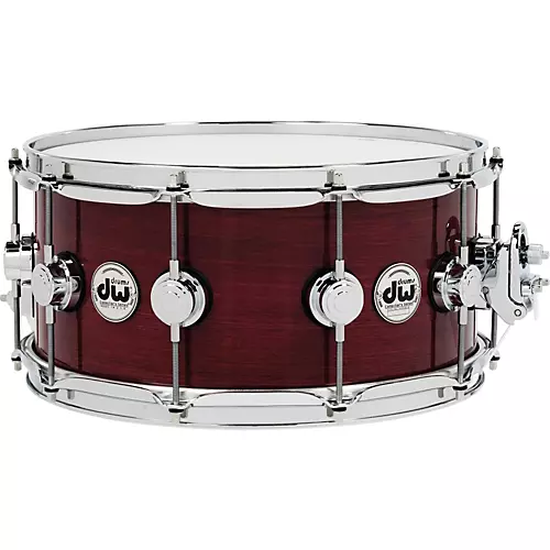 DW Collector's Series Purpleheart Lacquer Custom Snare Drum With Chrome Hardware 14 x 6.5 in.