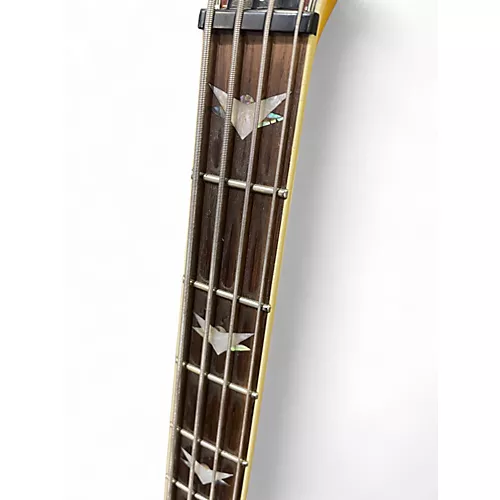 Used Schecter Guitar Research Omen Extreme 4 String Vintage Sunburst Electric Bass Guitar Vintage Sunburst