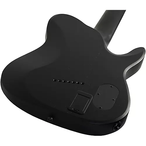 Schecter Guitar Research PT-7 MS Black Ops Left Handed Electric Guitar Satin Black Open Pore