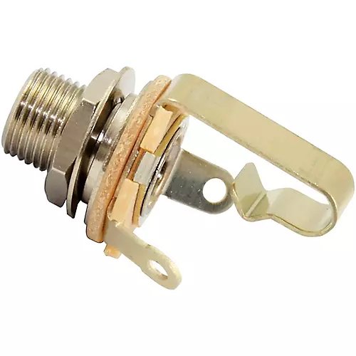 Allparts Switchcraft Long Thread Mono Output Jack, 3/8