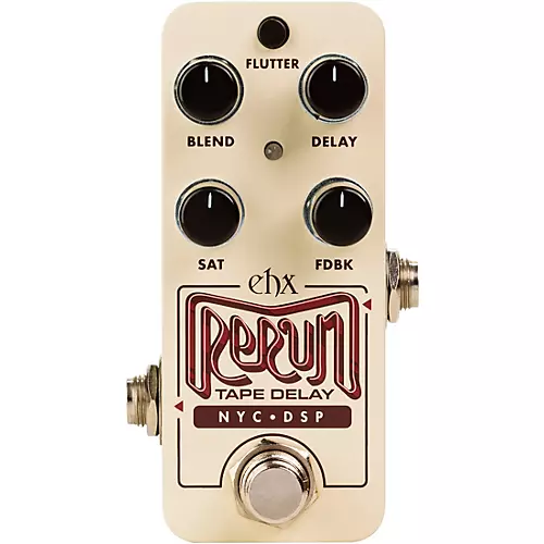Electro-Harmonix Rerun Tape Delay Effects Pedal Cream