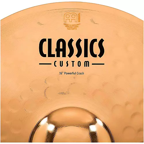 MEINL Classics Custom Powerful Crash - Brilliant 16 in.
