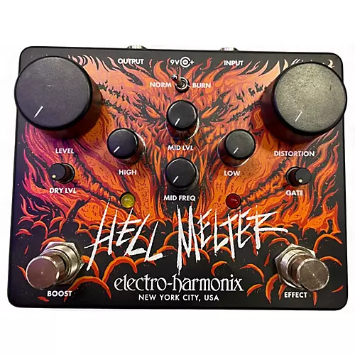 Used Electro-Harmonix HELL MELTER Effect Pedal