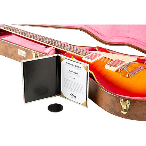 Gibson Custom Murphy Lab 1959 Les Paul Standard Reissue Ultra Light Aged Electric Guitar Factory Burst