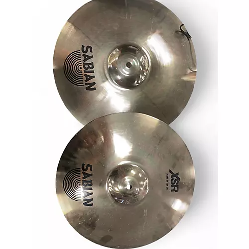 Used SABIAN 14in XSR HI-HATS Cymbal 33