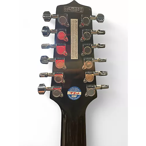 Used Takamine GD30CE-12 Black 12 String Acoustic Electric Guitar Black