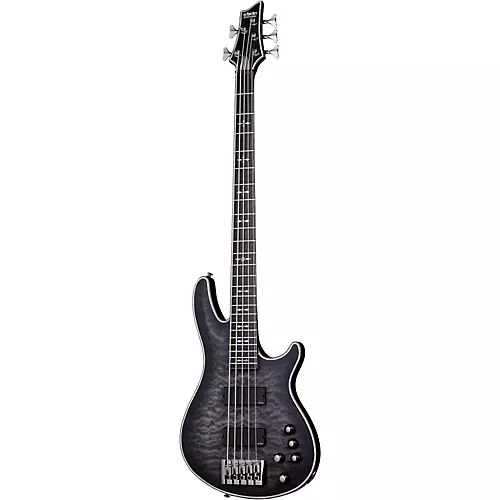 Schecter Guitar Research Hellraiser Extreme-5 Electric Bass Guitar Satin Crimson Red Burst