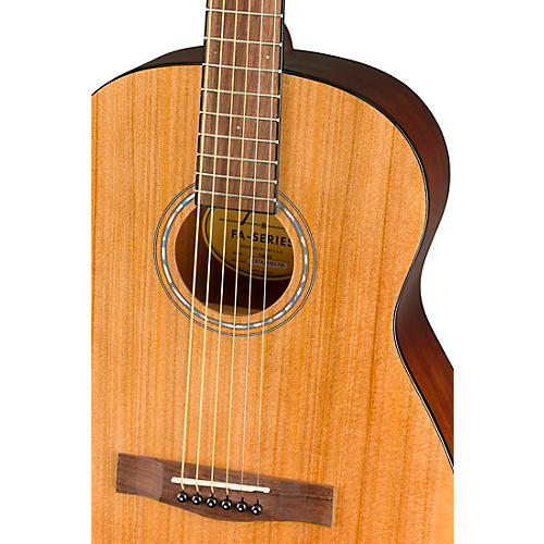 Fender FA-15 Steel 3/4 Scale Acoustic Guitar Natural