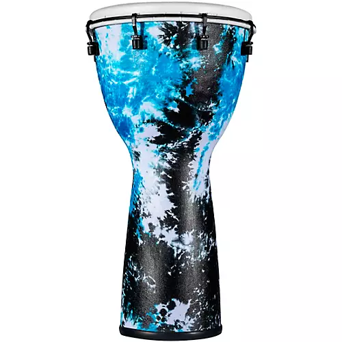 MEINL Alpine Series Synthetic Djembe 10 in. Galactic Blue Tie Dye