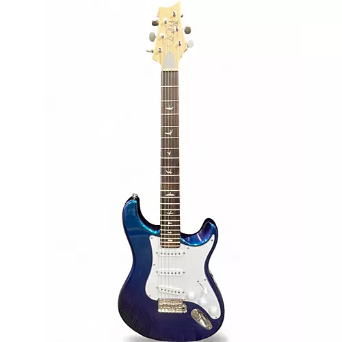 Used PRS SE Silver Sky Trans Blue Solid Body Electric Guitar Trans Blue