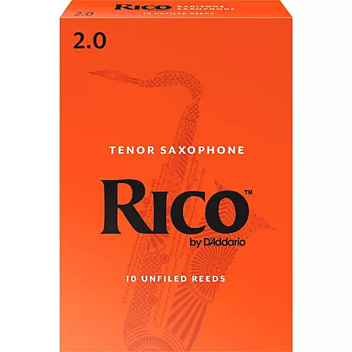 Rico Baritone Saxophone Reeds, Box of 10 Strength 2.5