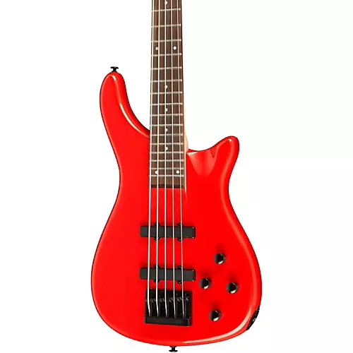 Rogue LX205B 5-String Series III Electric Bass Guitar Candy Apple Red