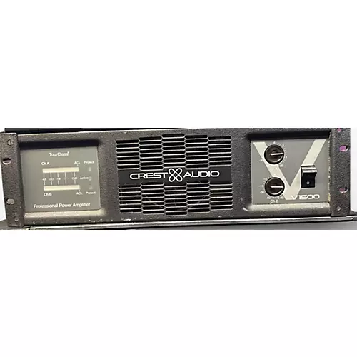 Used Crest Audio v1500 Power Amp