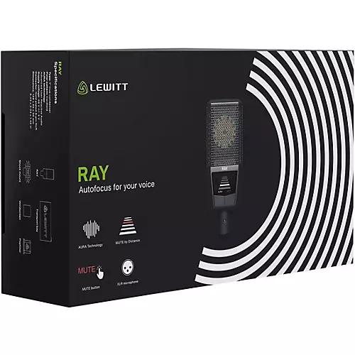 LEWITT RAY Large-Diaphragm Condenser Microphone Black