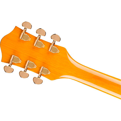 Gretsch Guitars Streamliner Limited Edition Center Block Cat-Eye with V-Stoptail and Gold Hardware Electric Guitar Village Amber