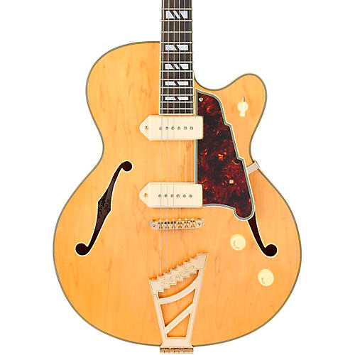 D'Angelico Deluxe 59 Hollowbody Electric Guitar Satin Trans Wine