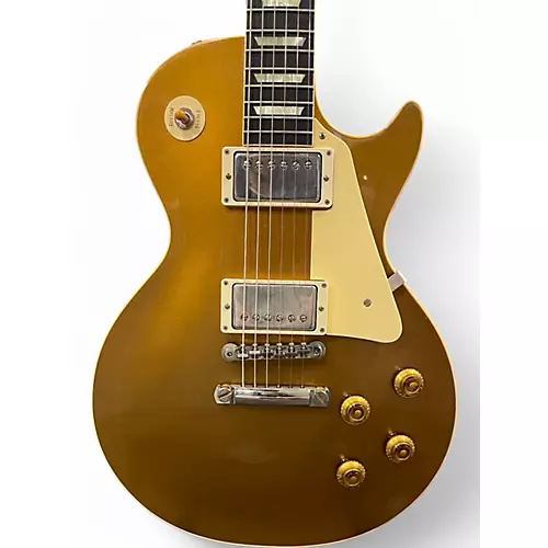 Used 2014 Gibson 57 reissue les paul Gold Top Solid Body Electric Guitar Gold Top