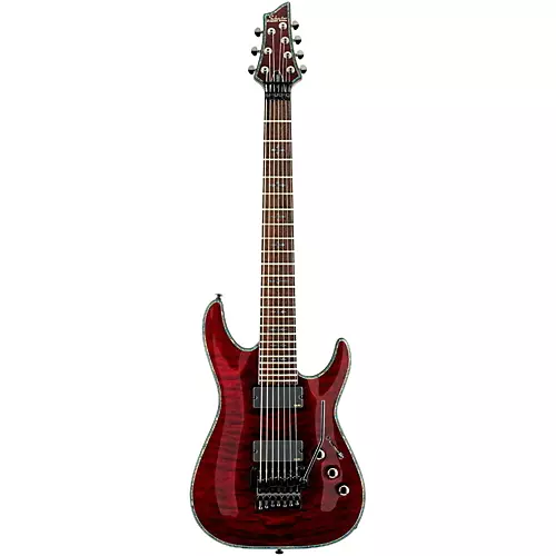 Schecter Guitar Research Hellraiser C-7 FR 7-String Electric Guitar Black Cherry
