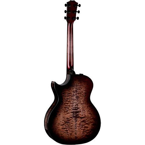 Taylor Custom Sitka Spruce-Big Leaf Maple Grand Auditorium Acoustic-Electric Guitar Cranberry Edgeburst