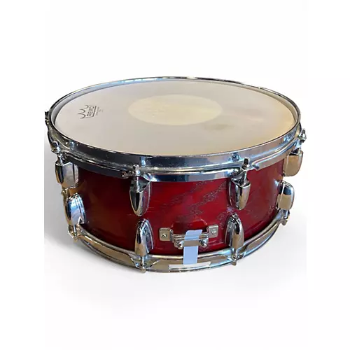Used Yamaha 6X14 Rock Tour Snare Maroon Drum Maroon 13