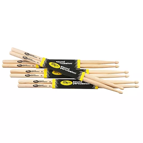 Sound Percussion Labs Hickory Drum Sticks 4-Pack Funk Wood